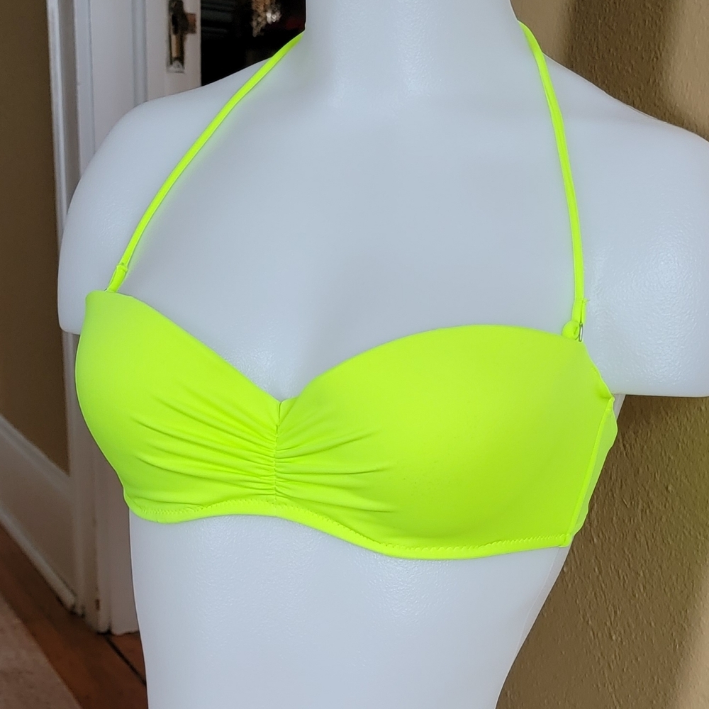 Victoria's Secret Bright Yellow Bikini Top
